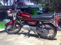 Honda Red Yamaha RX 100