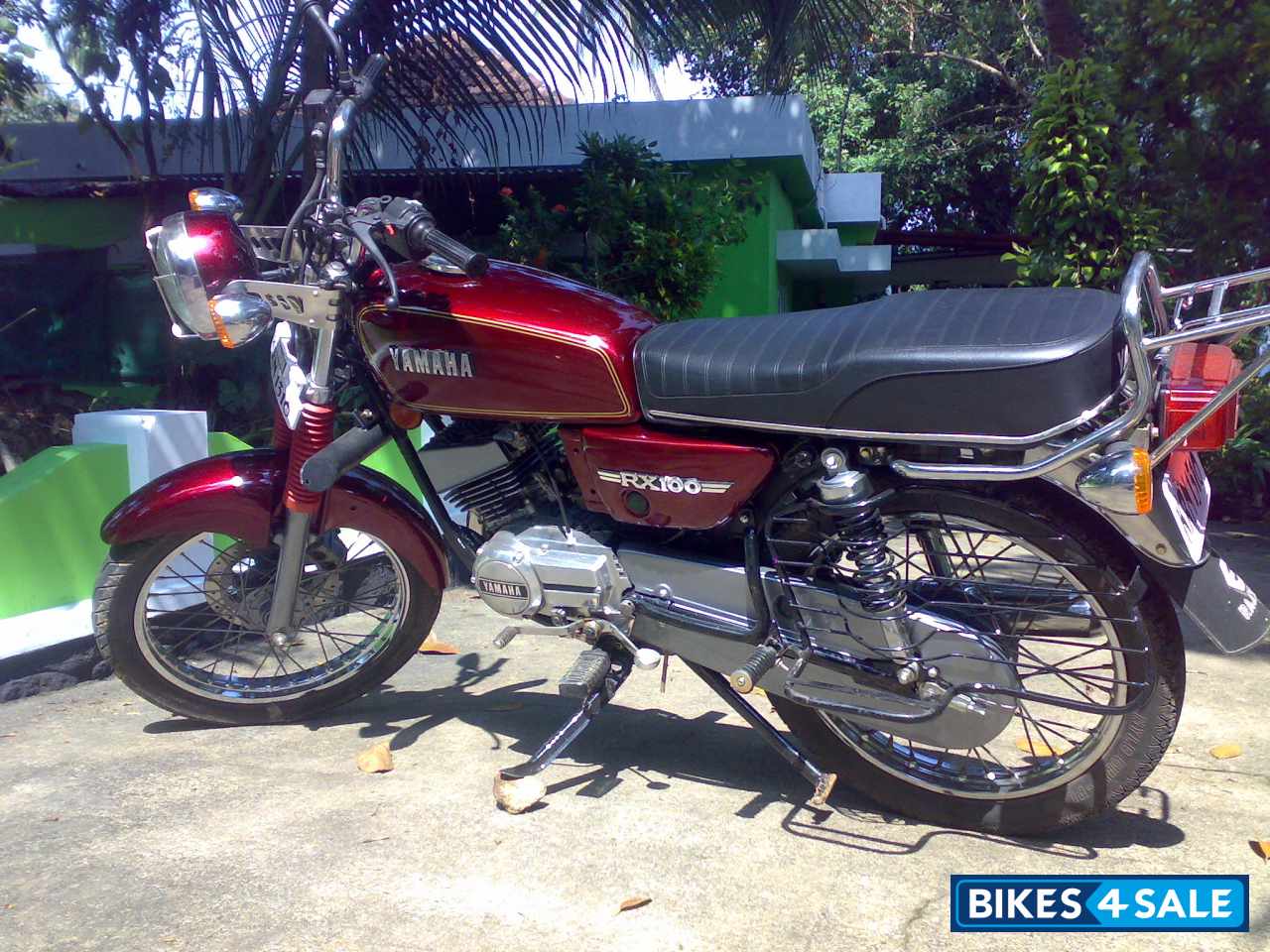 Honda Red Yamaha RX 100