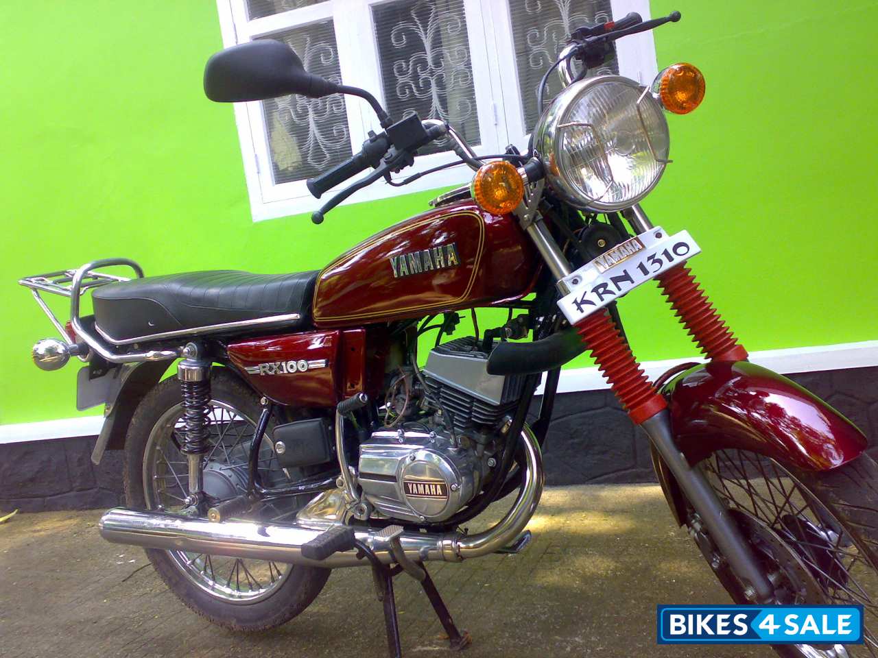 Honda Red Yamaha RX 100