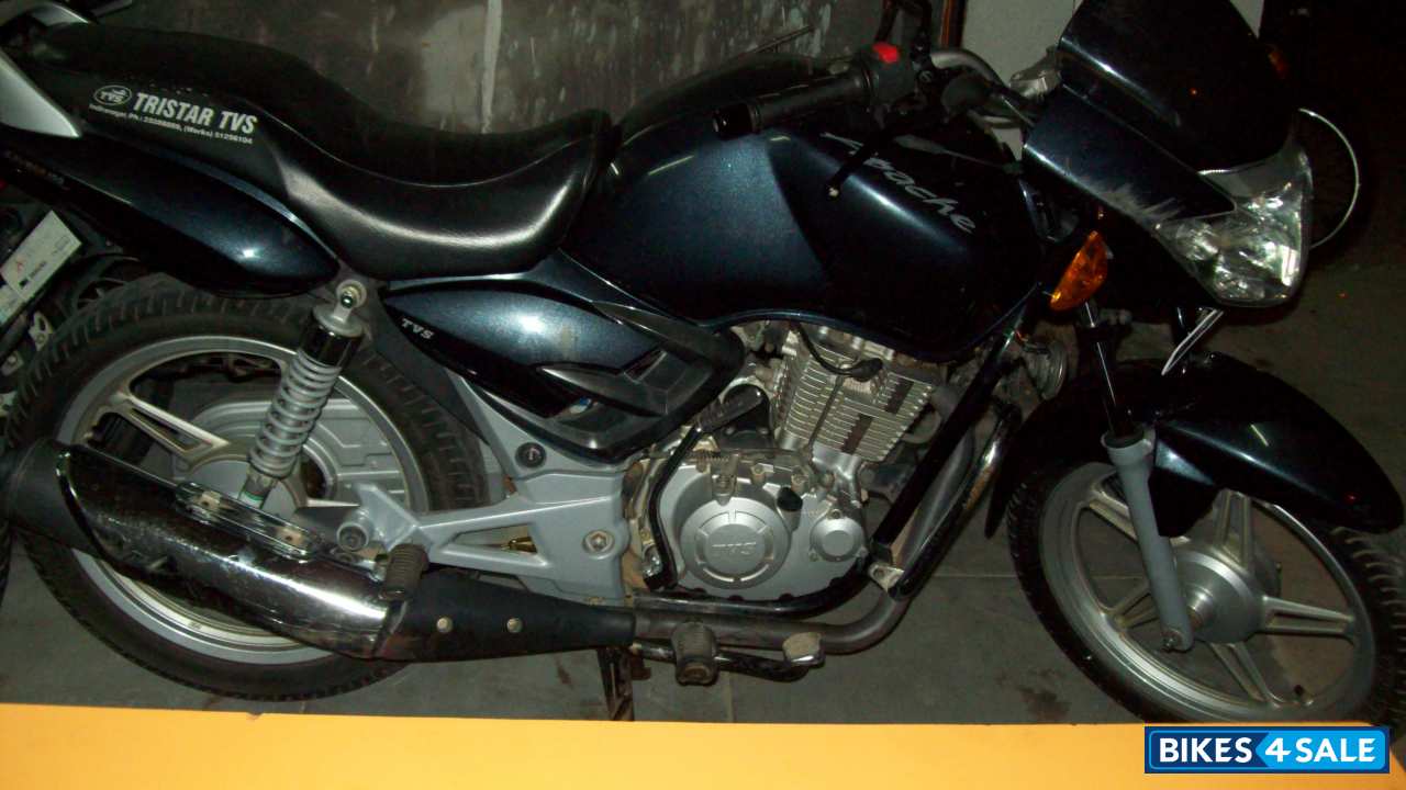Blue Black TVS Apache RTR 160