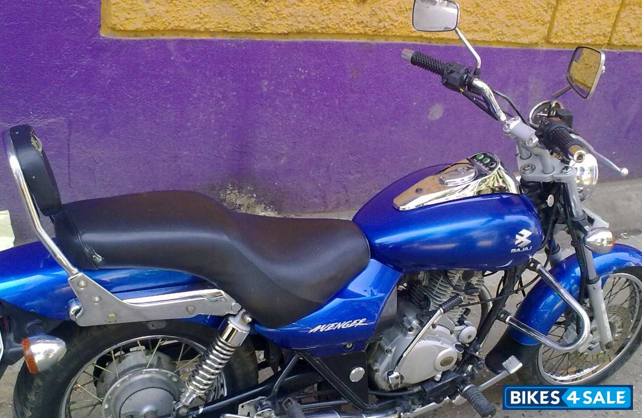 Blue Bajaj Avenger