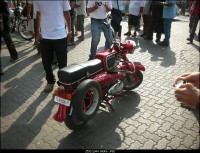 Red,cromed Black,green Vintage Bike