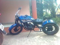 Blue/black Modified Bike