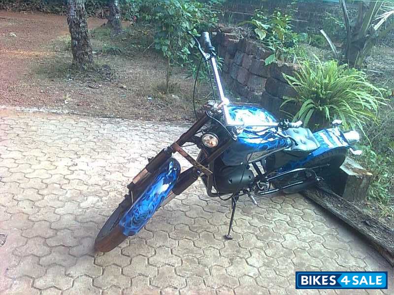 Blue/black Modified Bike