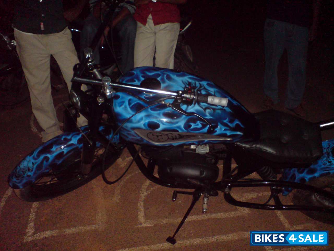 Blue/black Modified Bike Blue/black Modified Bike