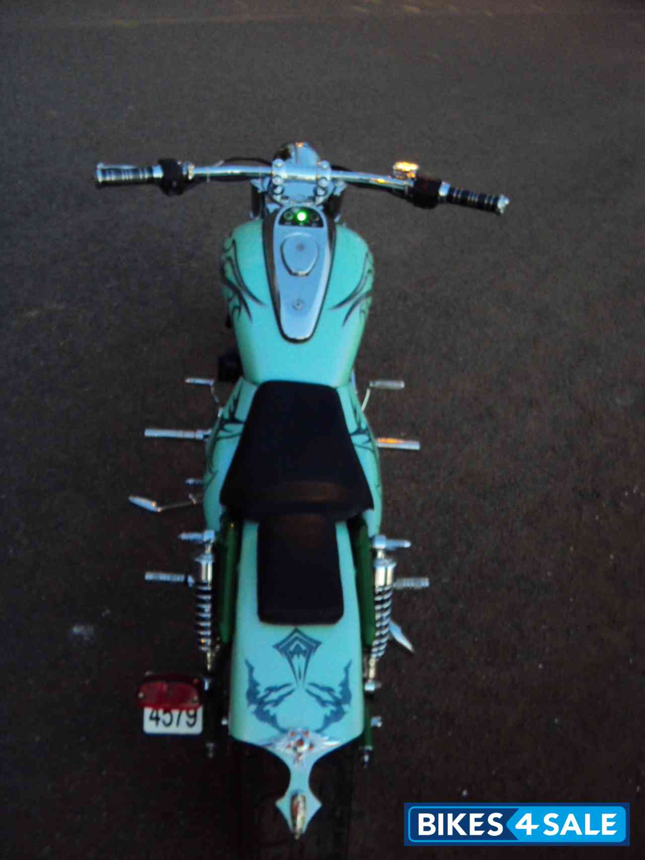 Two Tone Color Modified Bike