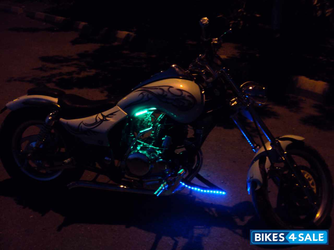 Two Tone Color Modified Bike