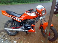 Orange Yamaha RXZ