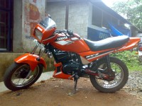 Orange Yamaha RXZ