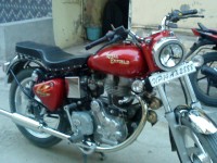Red Royal Enfield Bullet Electra 5S