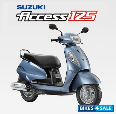 White Gray Suzuki Access 125 White Gray Suzuki Access 125