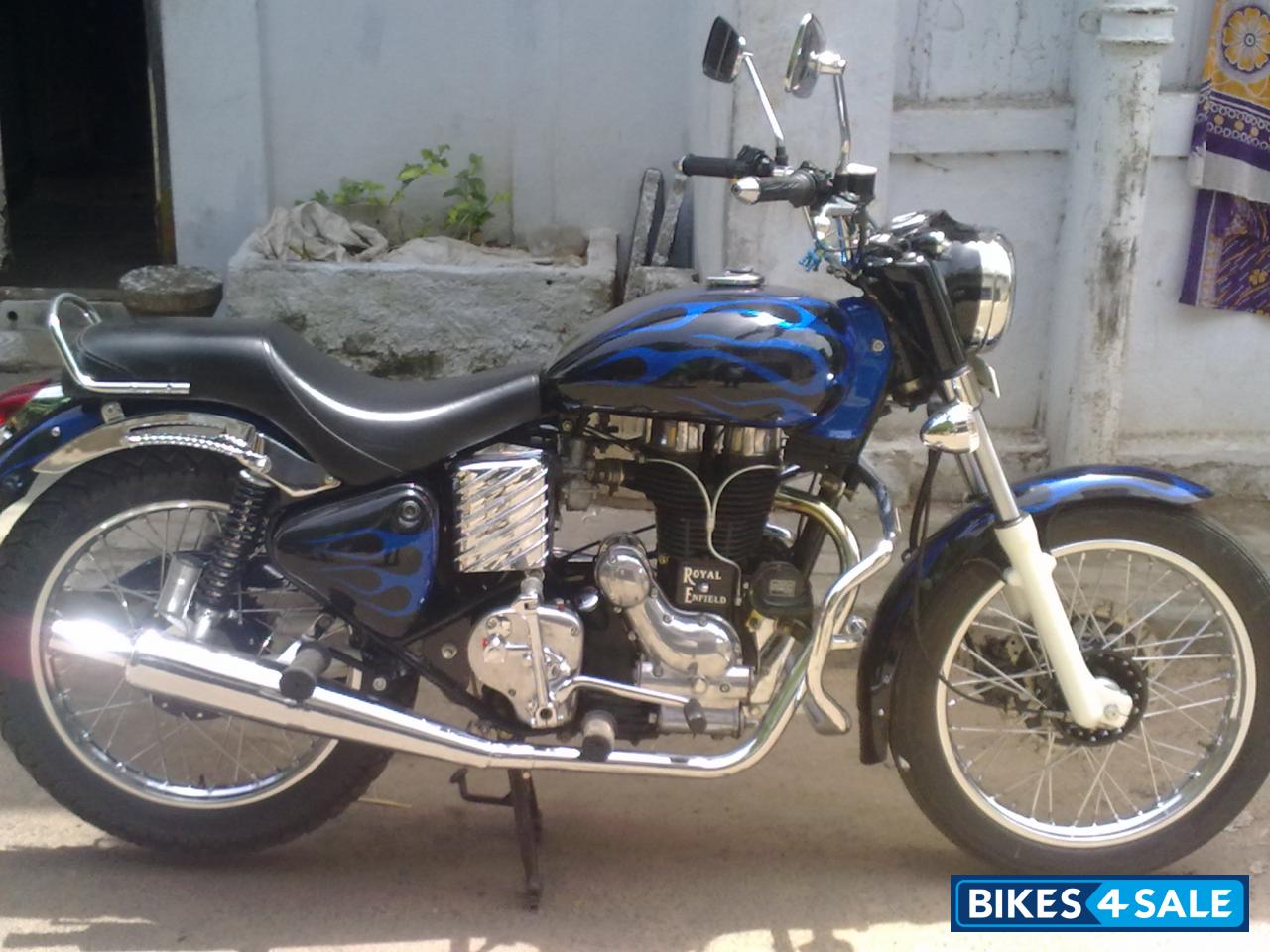 bullet 350 es efi royal blue