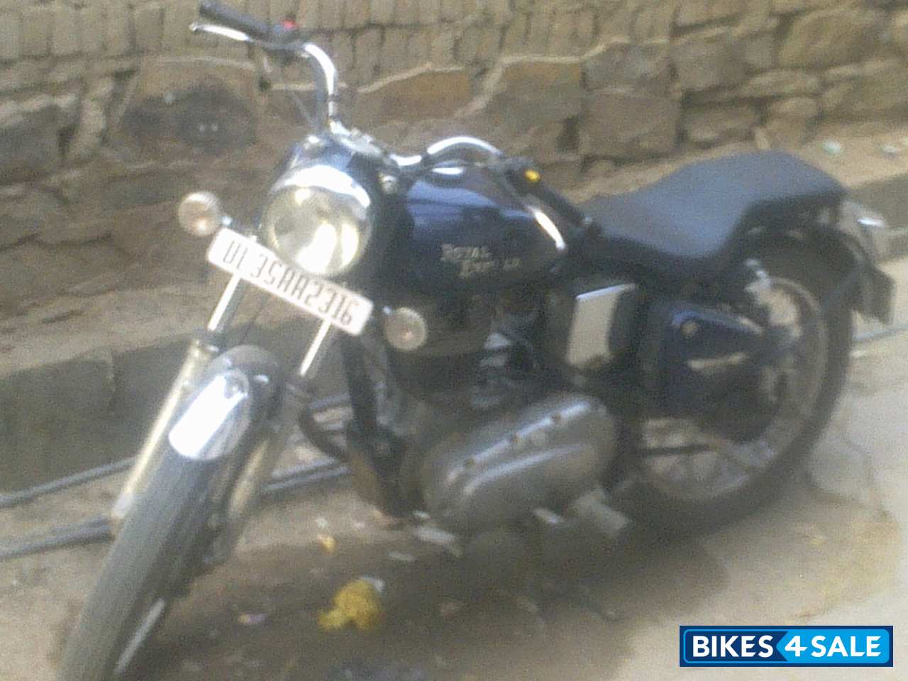 Blue Royal Enfield Bullet Electra