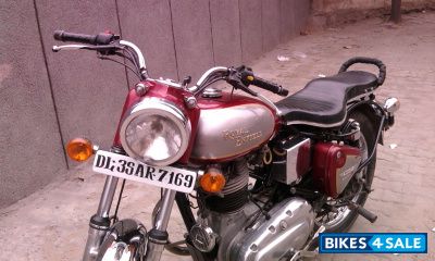 Brown & Steel Gray Royal Enfield Bullet Electra 5S Brown & Steel Gray Royal Enfield Bullet Electra 5S
