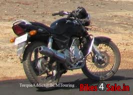 Black Bajaj Pulsar 150 Round Headlight