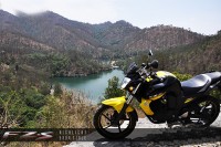 Yellow And Black Yamaha FZ-S