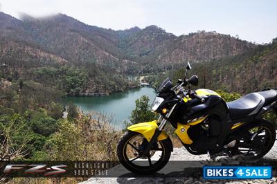 Yellow And Black Yamaha FZ-S