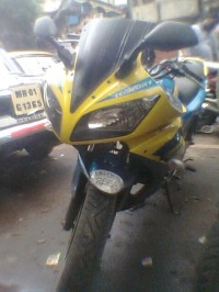 Yellow And Blue Yamaha YZF R15