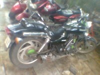 Black Modified Bike
