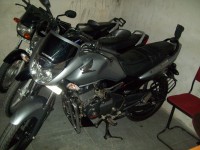 Black M Selver Honda Unicorn MotoGP