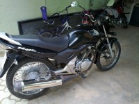 Black Honda Unicorn
