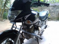 Black Honda Unicorn