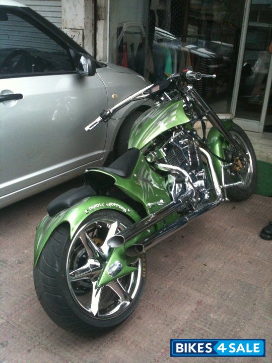 Green Modified Bike Green Modified Bike
