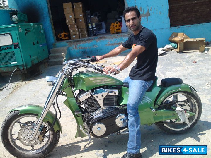Green Modified Bike Green Modified Bike