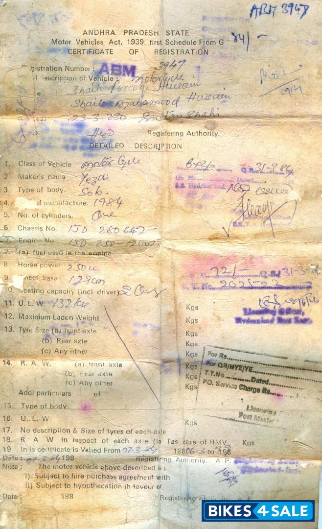 Black Ideal Jawa Yezdi CL II