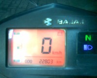 Blue Bajaj XCD 125 DTS-Si