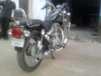 Black Royal Enfield Thunderbird