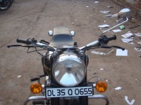 Black/chrome Royal Enfield Bullet Machismo 350 Old