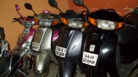 Black Honda Activa