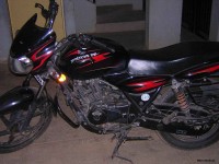 Black And Red Bajaj Discover DTSi 125