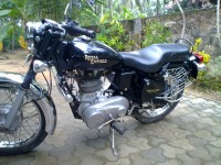 Black Royal Enfield Bullet Machismo A350