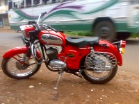 Rajdoot Red Vintage Bike