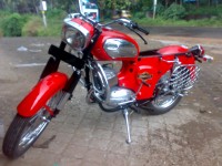 Rajdoot Red Vintage Bike