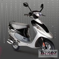 Black TVS Scooty Pep