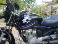 Black Honda Shine