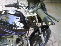 Black Honda Shine