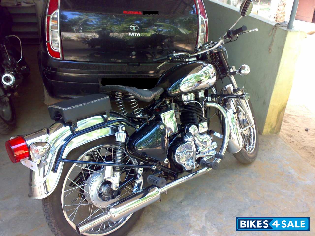 Blue Back Royal Enfield Bullet Standard 350