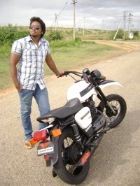 White And Black Ideal Jawa Yezdi RoadKing