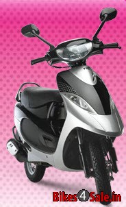 Black TVS Scooty Pep