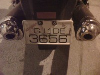 Orange Suzuki Hayabusa GSX1300R