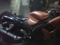 Orange Suzuki Hayabusa GSX1300R