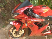 Red Modified Bike