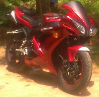 Red Modified Bike
