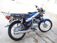 Blue Yamaha RX 100