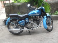 Blue Royal Enfield Bullet Standard 350