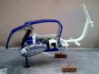 Pepsi Blue Vintage Bike